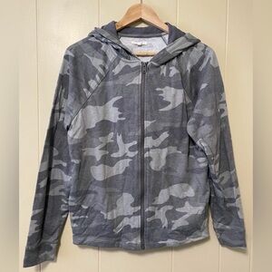 Maurices Camouflage Knit Zip Hoodie